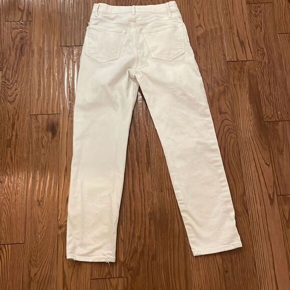 Frame Le Original high rise straight button fly jeans au natural 26 - Picture 13 of 16